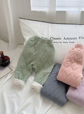【春春Spring】【顾奈】加厚校服神器儿童保暖秋冬三层夹棉裤