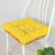 Square Cushion Gold Grid