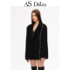 外套 DALIO巴洛克珍珠宽松廓形大衣黑色羊毛西装 辛芷蕾同款