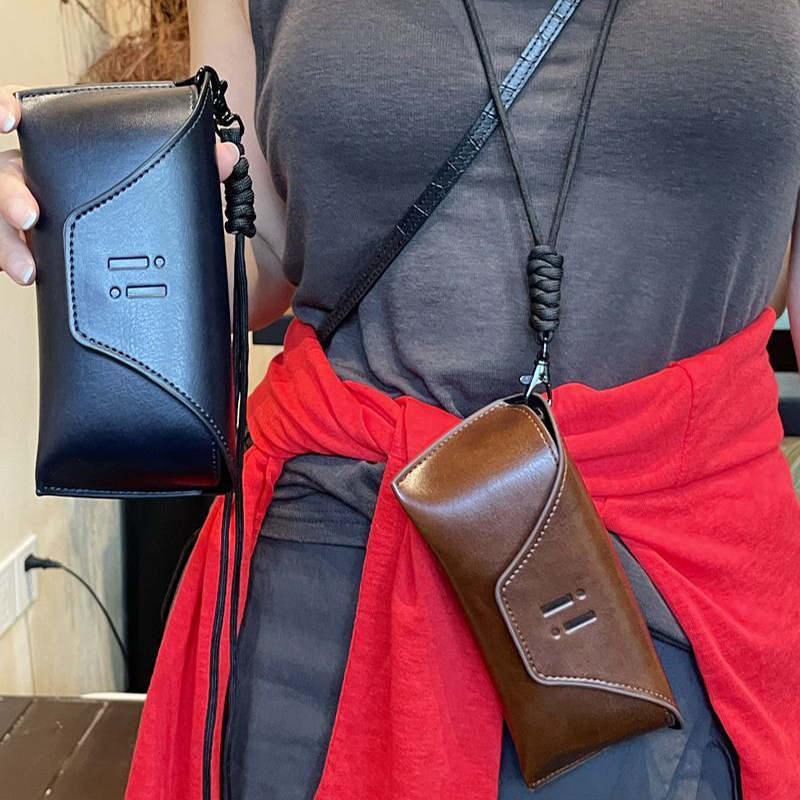 ins眼镜收纳盒便携式太阳镜墨镜收纳包防压保护套可爱纯色眼镜盒