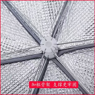 厨房保温菜罩可折叠盖子防尘罩 饭罩子大号圆形家用餐桌罩新款