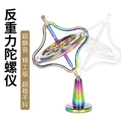 新款炫彩指尖陀螺锌合金减压玩具手指陀螺创意金属陀螺仪