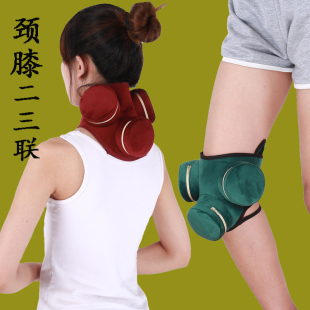 热敷保暖膝盖颈椎专用艾灸温灸包防烫滤烟加厚钢盒套装 品三联脖子