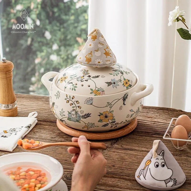 明火姆明moomin砂锅汤锅土锅耐高温煲汤煲仔饭陶瓷家用石锅炖锅