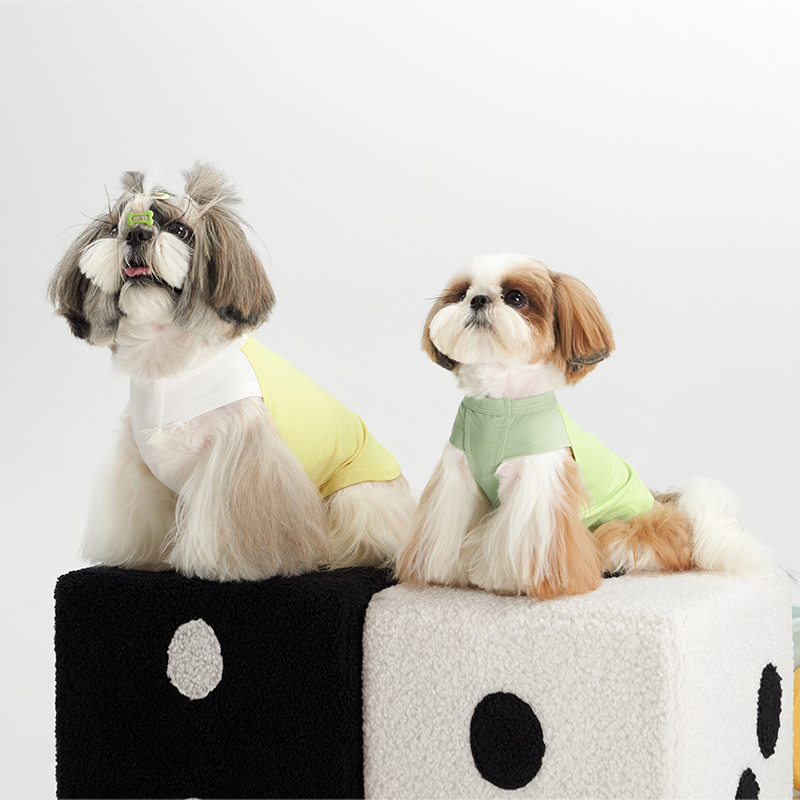Sniff宠物狗狗猫咪春夏马卡龙冰丝防晒T恤小型犬新品 (可搭护颈)