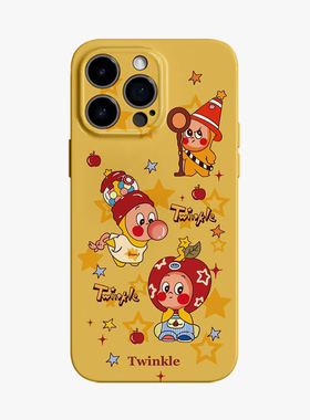 星星人周边手机壳适用苹果17promax泡泡玛特华为puar80/70iphone16可爱15/14哑光mate60小米13荣耀400菲林壳