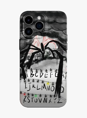 怪奇物语手机壳适用苹果17promax美剧华为puar80/70strangerthingsiphone16/15/14哑光mate60小米13荣耀400