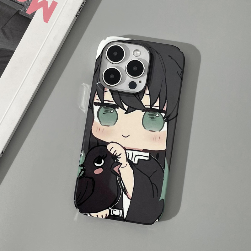 鬼灭之刃~时透无一郎菲林适用苹果16/15/14promax/13手机壳iphone12/11全包华为XR动漫mini小众SE