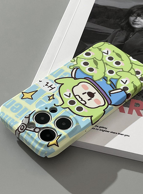 一大家~外星人菲林适用新款苹果14promax/13手机壳iphone12/11全包硬壳XR卡通miniSE3可爱Xs潮牌14plus