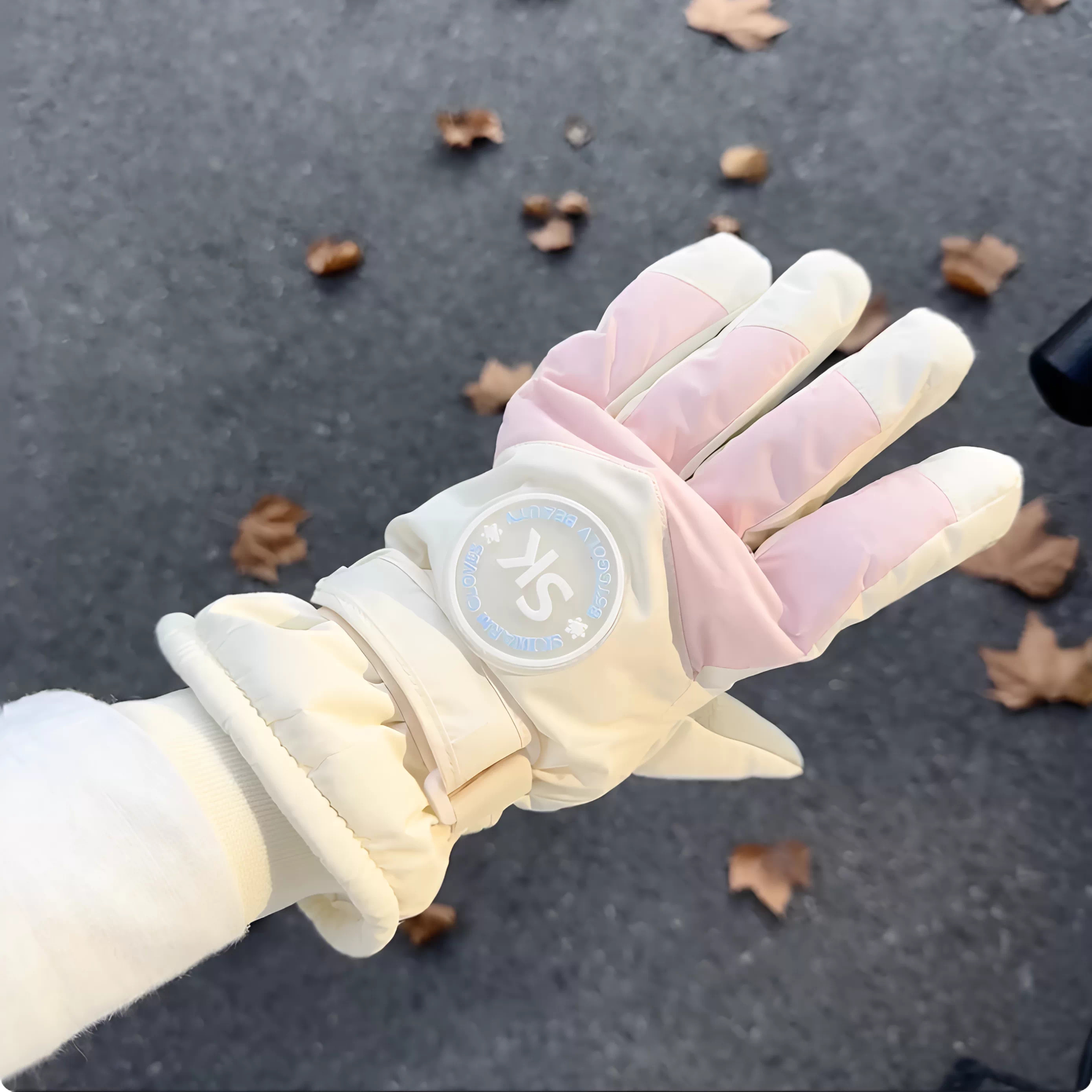 滑雪手套女冬触屏防水加绒加厚棉保暖防风户外运动学生骑摩托车男
