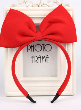 配白雪公主发饰儿童配饰红色女童女孩生日万圣节儿童冰雪演出头箍