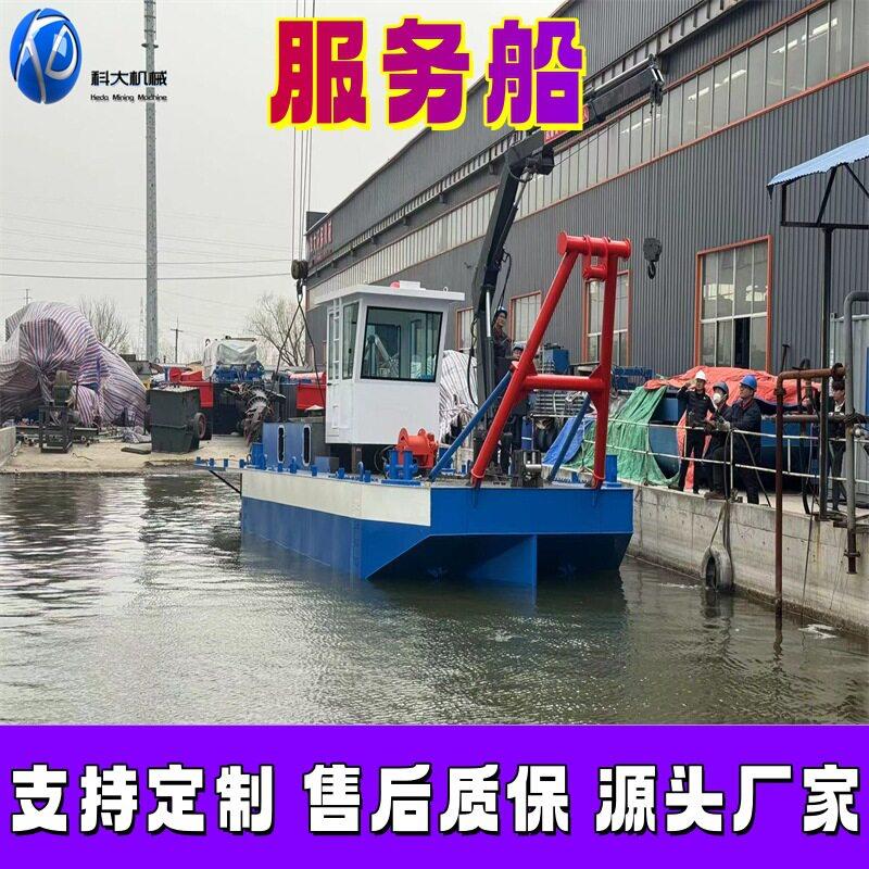 服务船大型绞吸式挖泥绞吸船配套抛锚船起锚机锚艇运输船