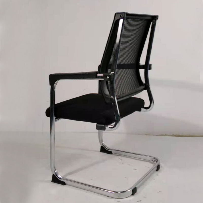 现代简约办公椅弓形会议椅员工网布高靠背电脑椅会客家用学生椅子