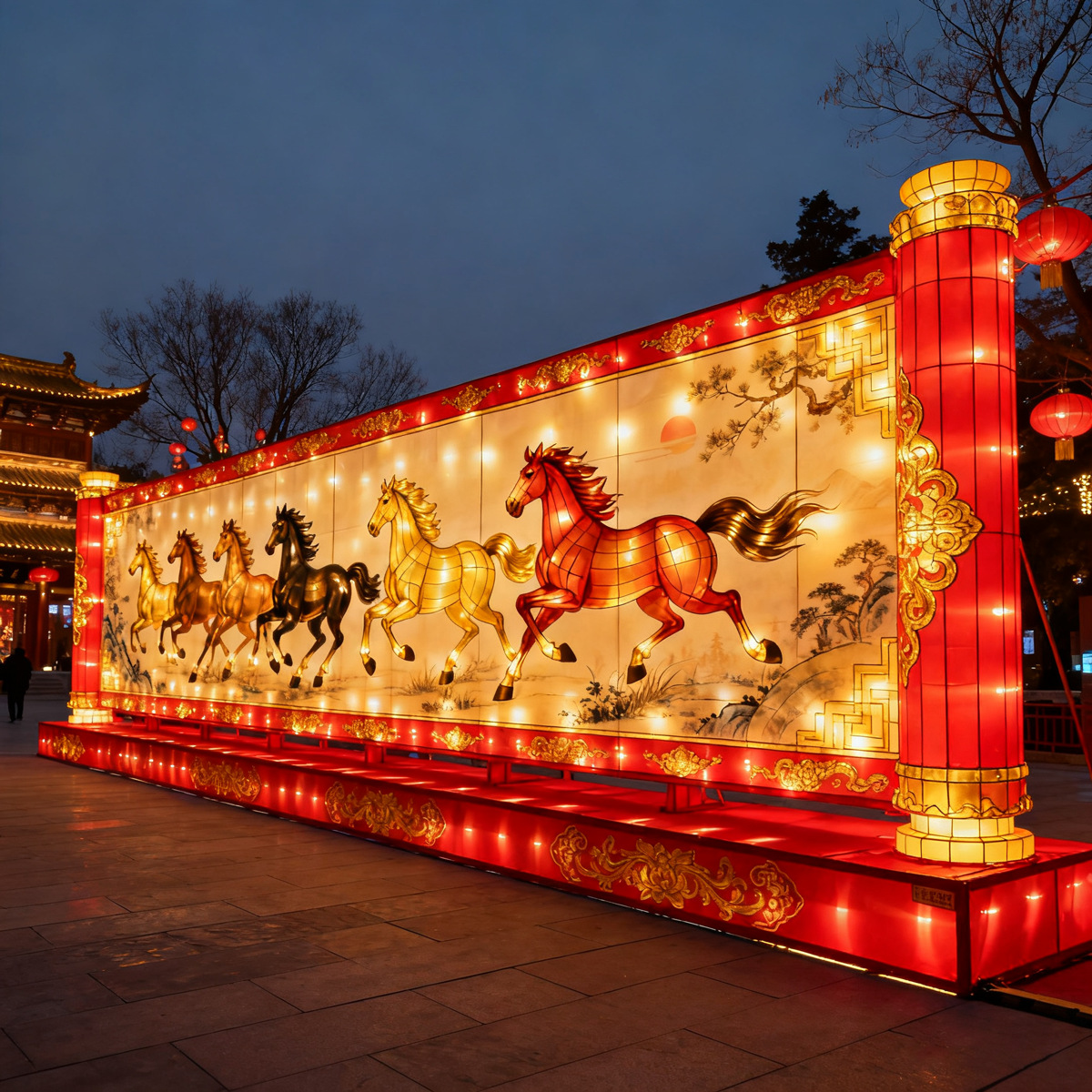 2026马年大型花灯造型春节元宵