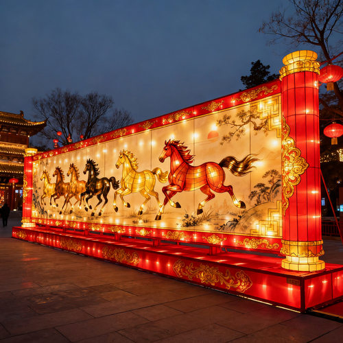 2026马年大型花灯造型春节元宵