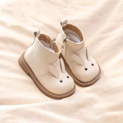 限时抢购女童宝宝可爱兔子皮靴