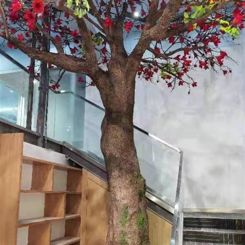 仿真木棉树英雄花许愿树室内装饰商场大型造景仿真树英雄花树