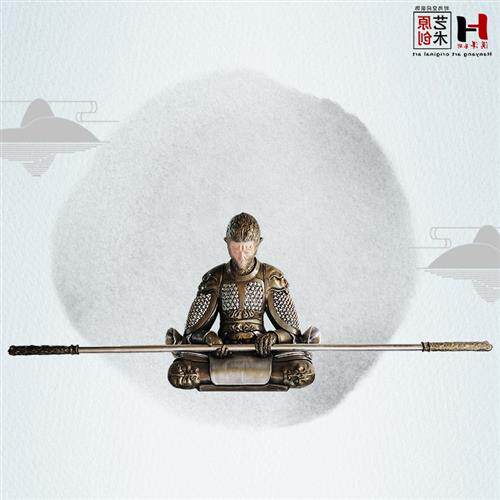 玄关新款斗战胜佛齐天大圣摆件创意酒店售楼处大堂装饰开业礼品
