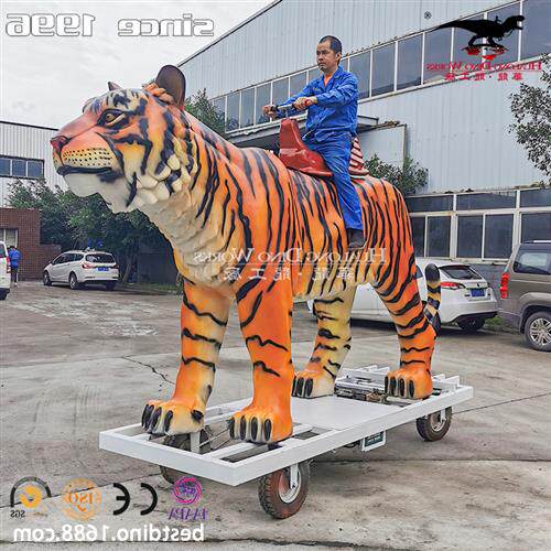 仿真动物制作工厂滑行骑乘老虎动物园公园景区巡游拍照引客产品