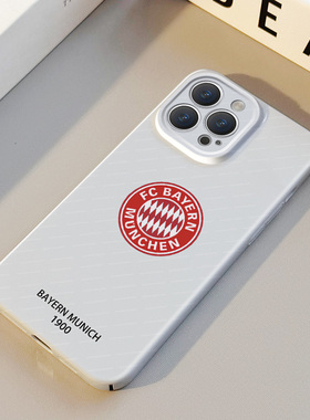 足球拜仁 适用苹果华为iPhone16ProMax手机保护外壳15Plus 14 13 12 17 XsMax女Pura70创意情侣高级感不撞壳