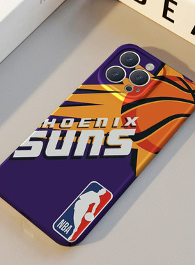 NBA太阳队 适用苹果华为iPhone16ProMax手机保护外壳17 15Plus新款14 13情侣12 11女Pura70篮球高级不撞壳男