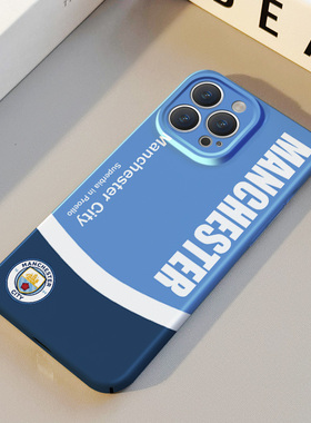 足球曼城 适用苹果华为iPhone16ProMax手机保护外壳15Plus 14 13 12 17 XsMax女Pura70创意情侣高级感不撞壳