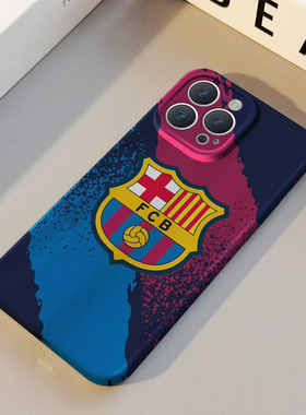 红蓝巴萨 适用苹果华为iPhone16ProMax手机保护外壳15Plus 14 13 12 17 XsMax女Pura70创意足球情侣不撞壳