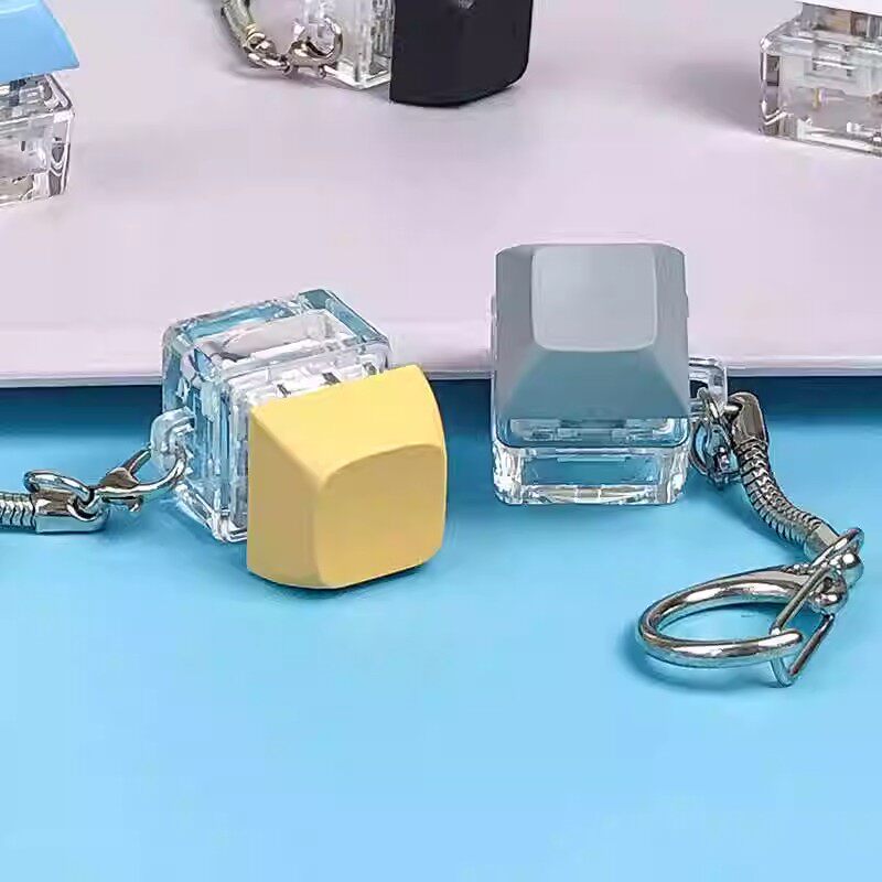 키보드 키캡모양 키링 발광 이미지 1
