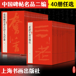 全40册中国碑帖名品二编泉男生墓志开母石阙铭吴让之书法名品傅山啬庐妙翰赵孟頫洛神赋三种太室少室石阙铭说文解字叙上海书画
