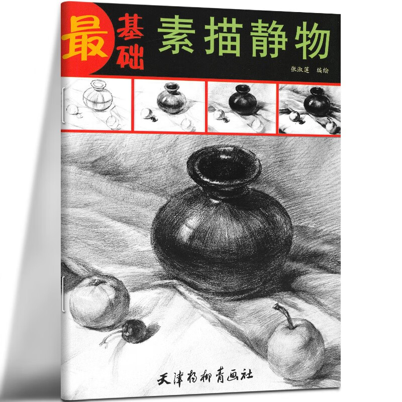 基础：素描静物天津杨柳青画社张淑莲绘