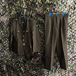 原品老货公发八七老陆款夏季87凡立丁套装常用服送花花和学员牌牌