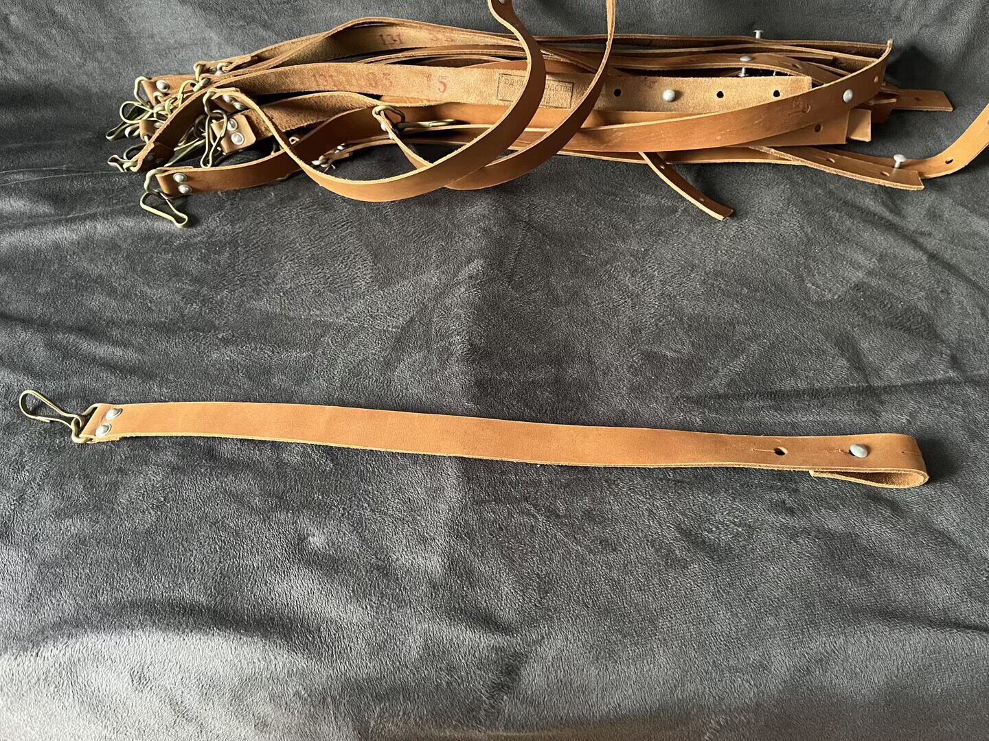 正品50年代苏联伞乒空降携具皮条俄罗斯纯牛皮战术伞包皮带皮条扣