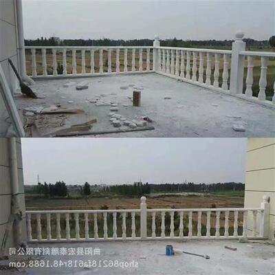 石雕阳台柱护栏汉白玉花瓶柱雕塑栏板厂家欧式石柱大理石围栏