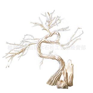 手工枯树枝造型仿真树根雕艺术桐木摆件树橱窗会议室装饰景观树
