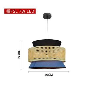 厂家直供藤艺吊灯日式 藤艺吊灯 餐厅客厅卧室书房民宿北欧风格