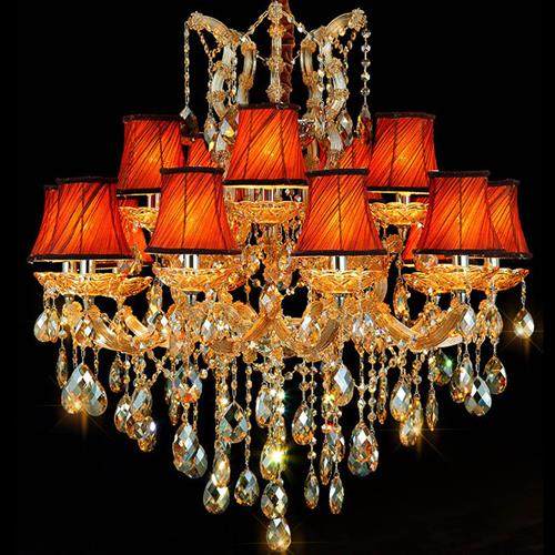 欧式水晶客厅吊灯美式餐厅卧室灯现代复式楼别墅创意大气蜡烛吊灯,家装灯饰光源,客厅吊灯,淘宝优惠券,粉丝福利购,淘宝优惠卷