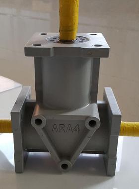 A锥RA螺旋齿轮向转向器 铝合金转向箱十字 ARA螺旋伞齿轮换换向箱