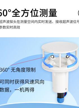超器声波一体Firstrat式高精风速风向传感RS48速5风风向气象仪度