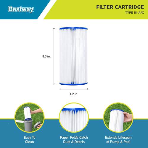 亚马逊适用BeswatyIIFDA218Int新玖滤芯ex/C泳池水泵I滤芯通用滤