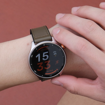 kpep适用于GT4磁吸方扣表带支持ET450 ET482 R1真皮磁吸表带，22mm液态硅胶表带