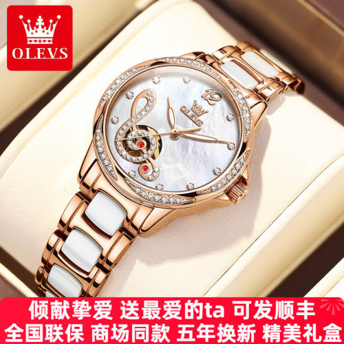 【品牌正品】高颜值时尚机械女表