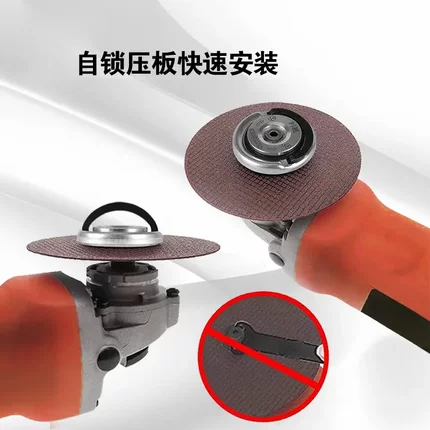 升级款角磨机压板通用M10碳钢快锁螺母便携安装拆卸角磨快装压板