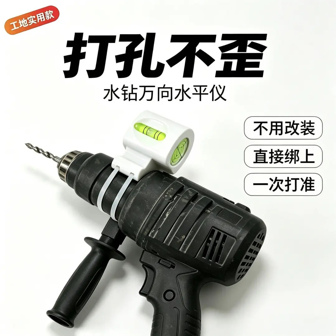打孔水平仪卡扣打孔不歪水钻专用