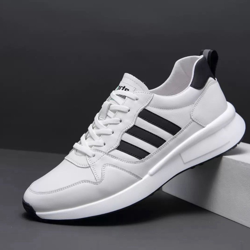 男鞋休闲鞋新款不闷脚透气牛皮鞋