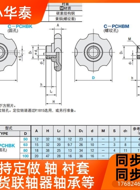 波纹手轮 CPC75941HBKC-P/CHB-M50/63/80/10
