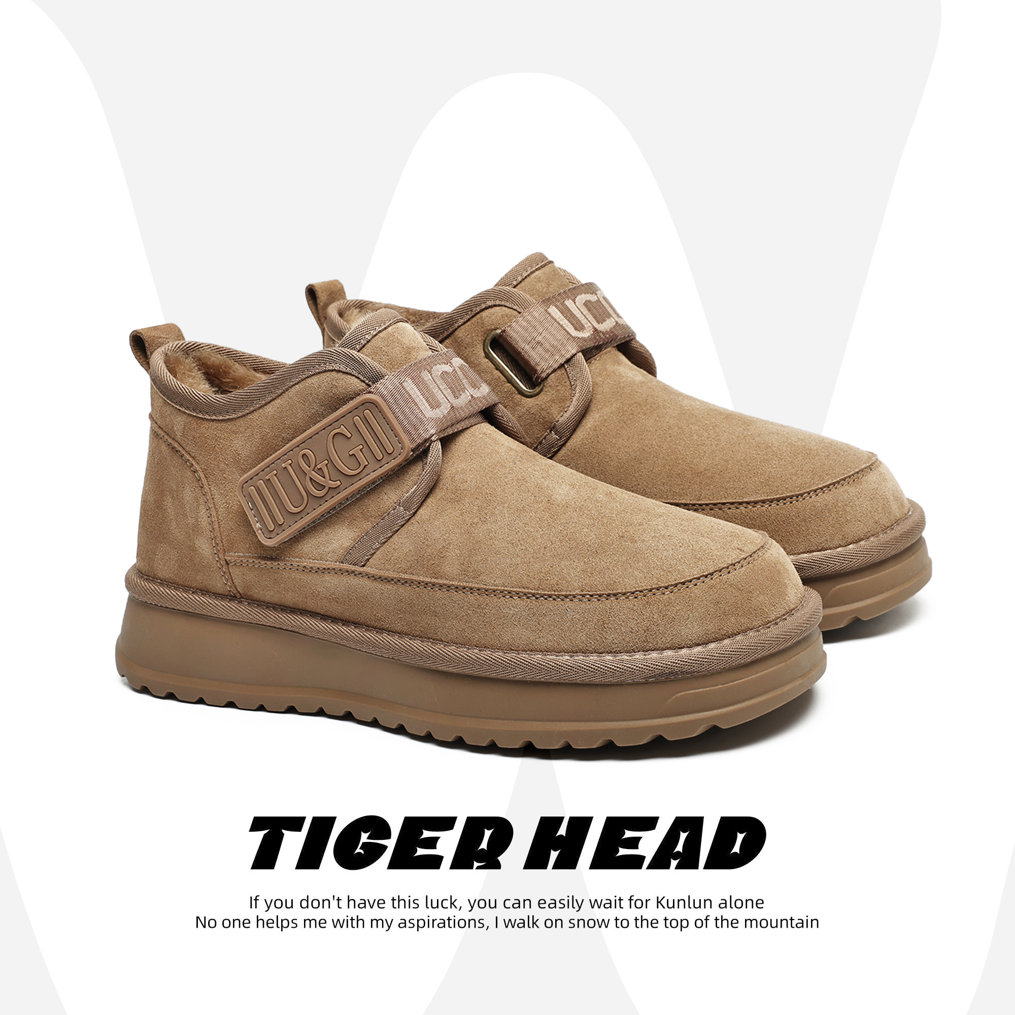 冬季雪地靴男女款加绒加厚棉鞋