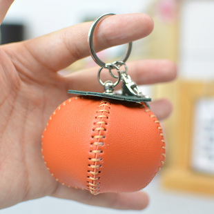 真皮手工皮具diy材料包柿子柿柿如意手缝自制包包挂件挂饰钥匙扣