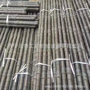 48黑色螺纹袖阀管地铁高铁隧道桥梁劈裂注浆管76mm地基加固袖阀管