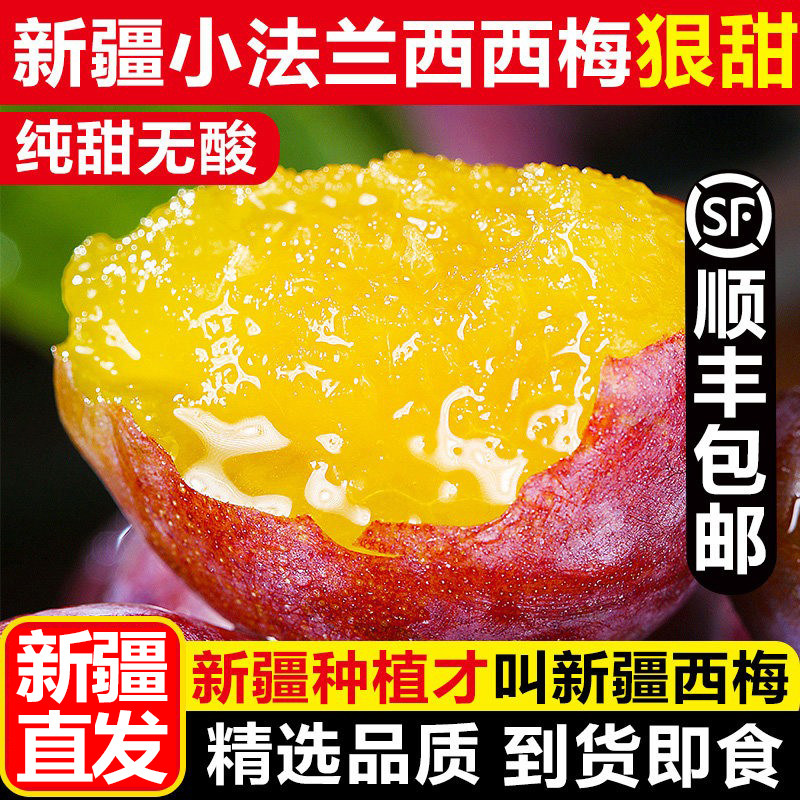 正宗新疆法兰西新鲜西梅水果5斤阿克苏喀什当季李子特级礼盒顺丰