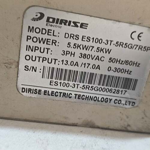 可维修DRS ES100-3T-5R5G/7R5P，德瑞斯变频器